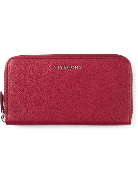 givenchy pandora chain wallet red|GIVENCHY Sugar Goatskin Pandora Chain Wallet Red.